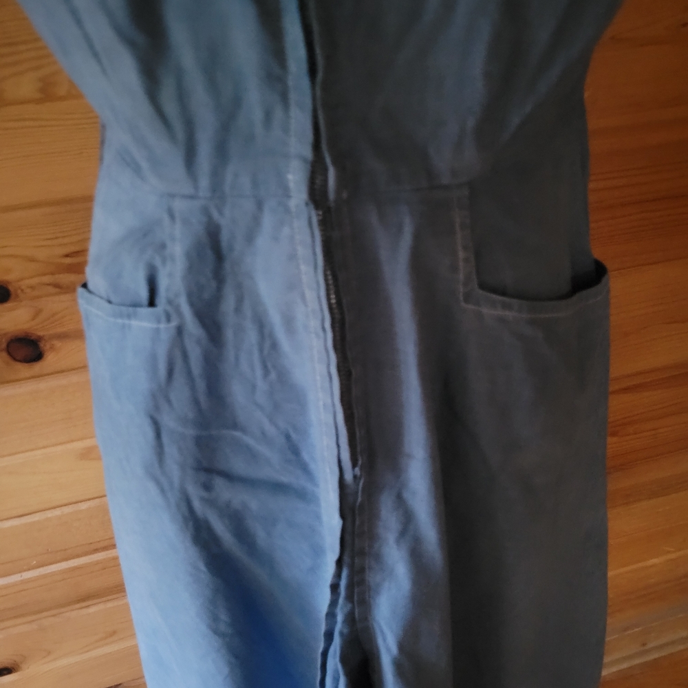 Vintage Style-Aire Chambray Dress - Picture 2 of 6